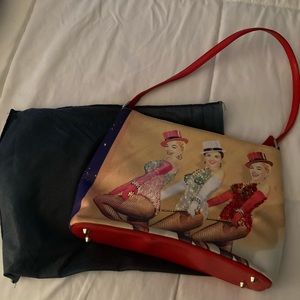 NWOT Marilyn Monroe embellished bag with dust bag